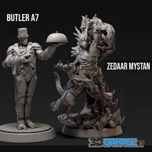 3d-Print Model – Butler A7 and Zedaar Mystan