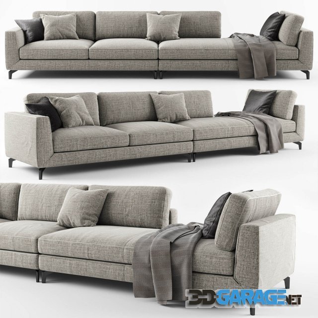 3d-model – Calligaris CARRE Sofa