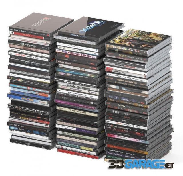 3d-model –  CD discs 100pcs