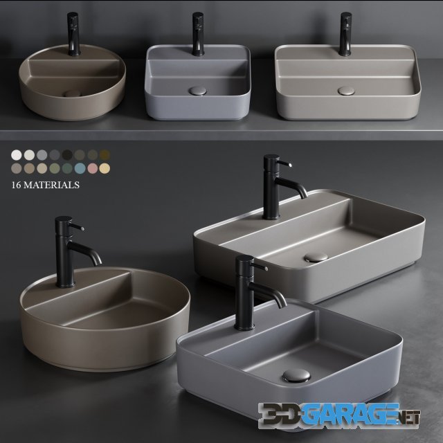 3d-model – Ceramica Cielo Shui Comfort Washbasin