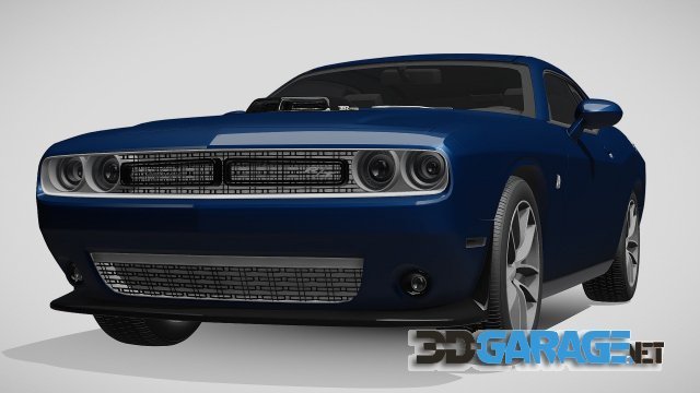 3D-Model – Dodge Challenger 392 Hemi Scat Pack Shaker LC