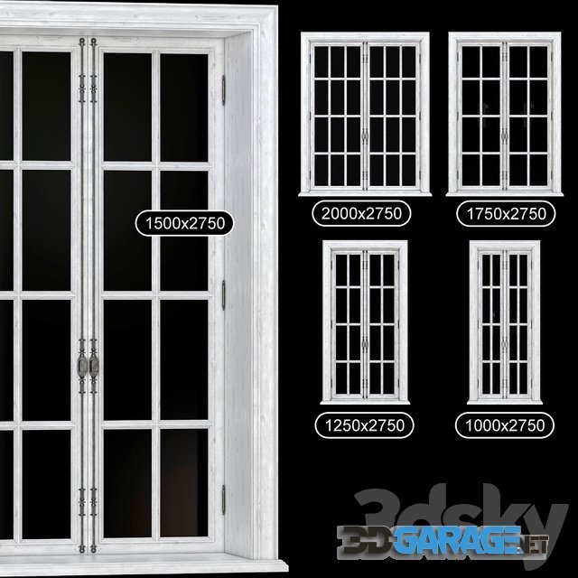 3d-model – COLLECTION FRENCH WINDOWS