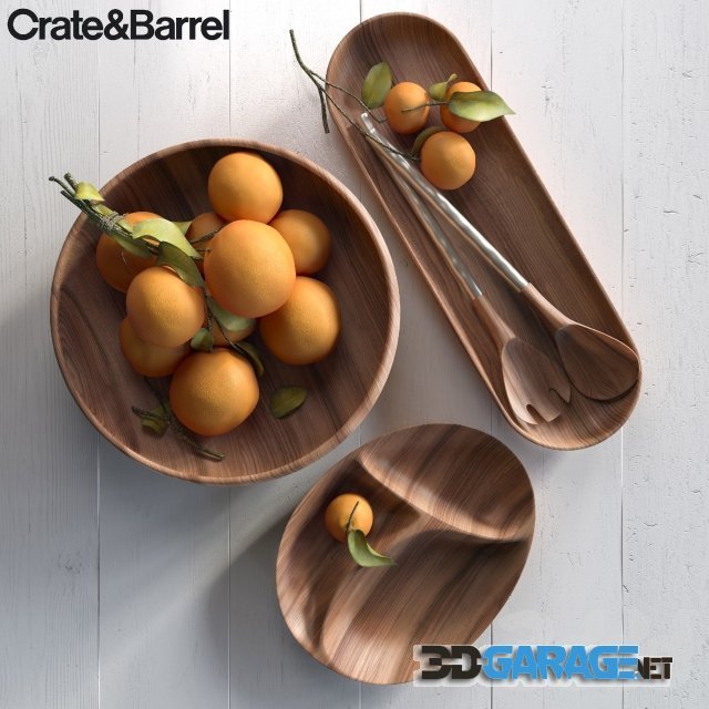 3d-model – Crate&Barrel citrus set