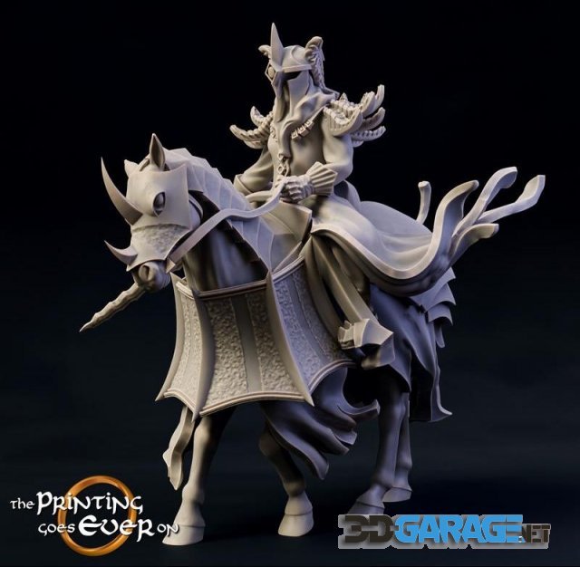 3d-print Model – Dark King Mounted