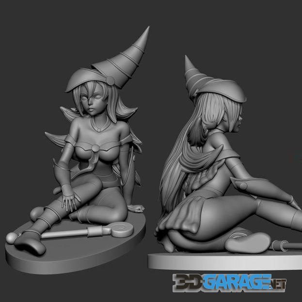 3d-Print Model – Dark Magician Girl T2