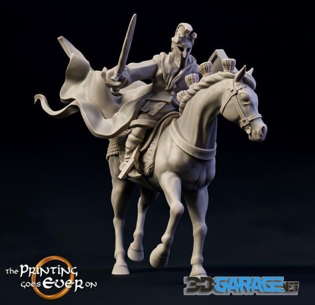 3d-print Model – Dark Myrmidon Mounted