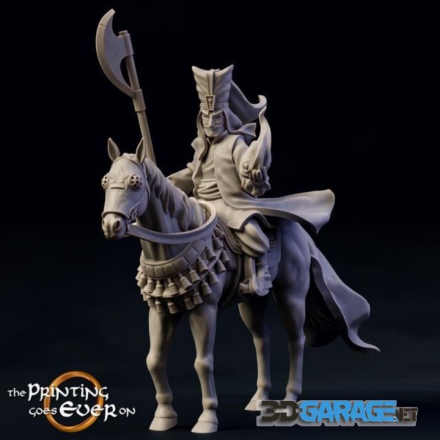 3d-print Model – Dark Sorcerer Mounted