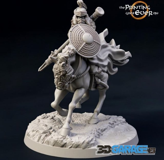 3d-print Model – Dark Spearman Mounted