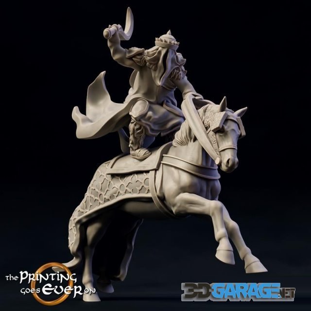 3d-print Model – Dark Swordmaster Mounted