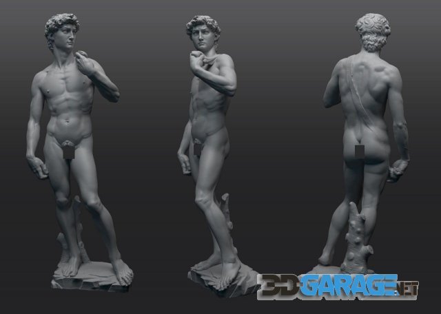 3d-print Model – David (Michelangelo) Galleria dell Accademia, Florence, Italy