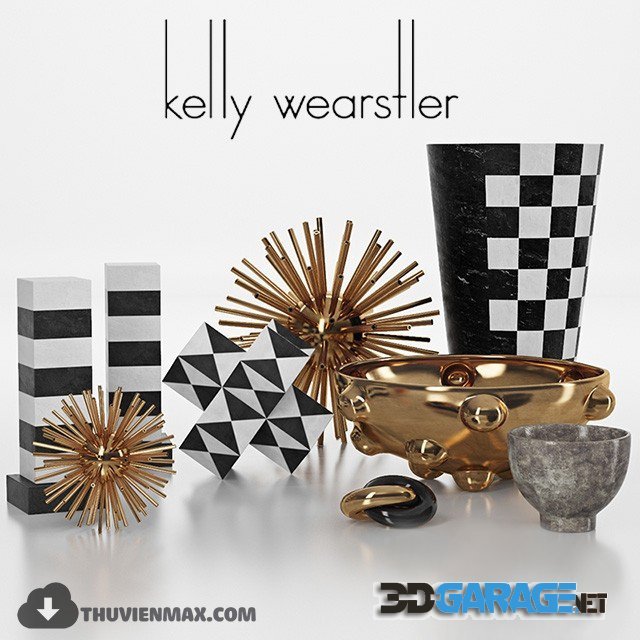 3d-model – Decor Set Kelly Wearstler