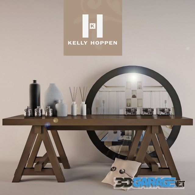 3d-model – Decorative set by Kelly Hoppen