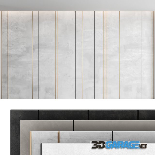 3d-model – Decorative Wall Panel Set 36