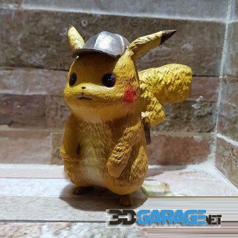 3d-Print Model – Detective Pikachu