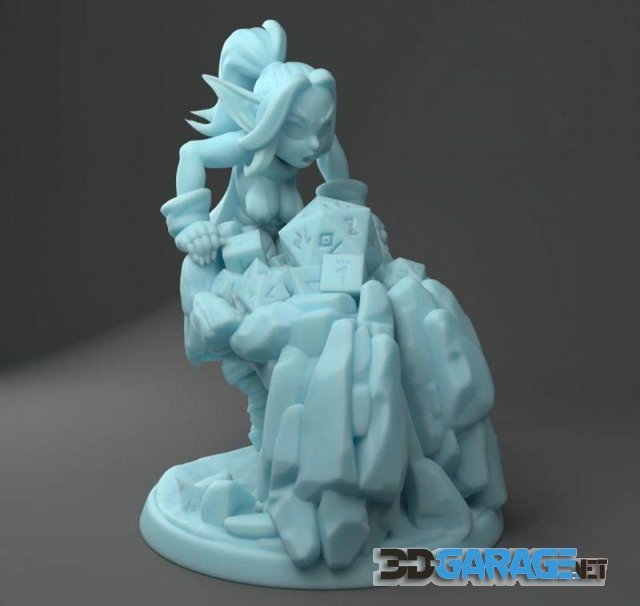 3d-Print Model – Dice Goblin by Twin Goddess Miniatures