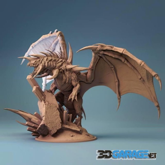 3d-Print Model – Elder Crystal Dragon