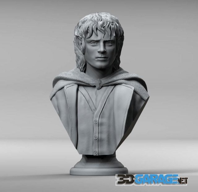 3d-Print Model – Frodo Baggins Bust
