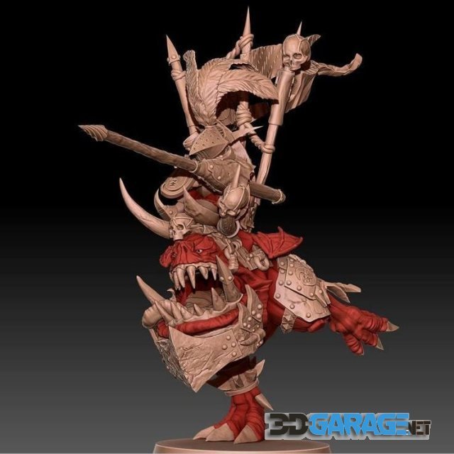 3d-Print Model – Goblin Lancer
