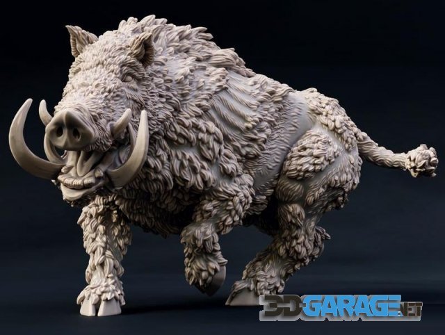 3d-print Model – Great Boar