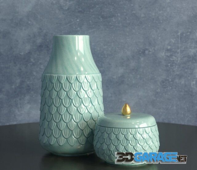 3d-model – H&M Home Tall stoneware vase