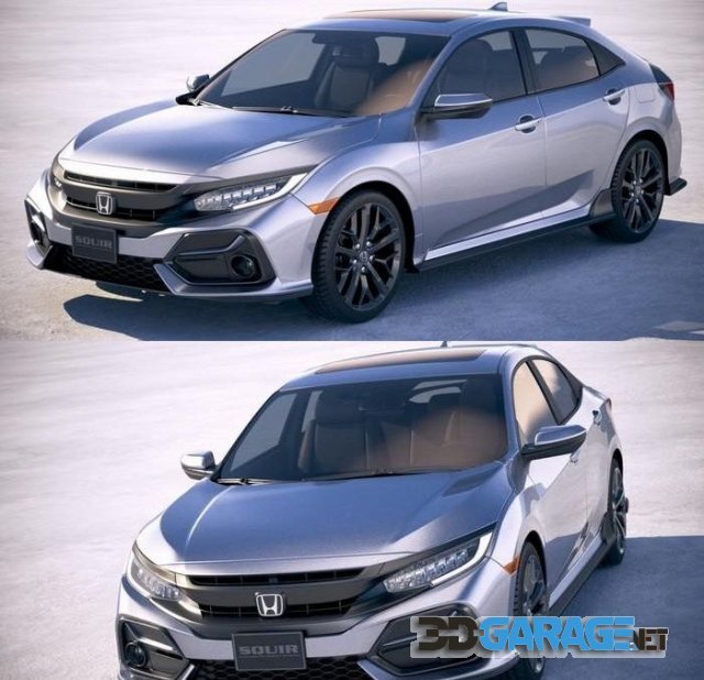 3d-model – Honda Civic Hatchback 2020