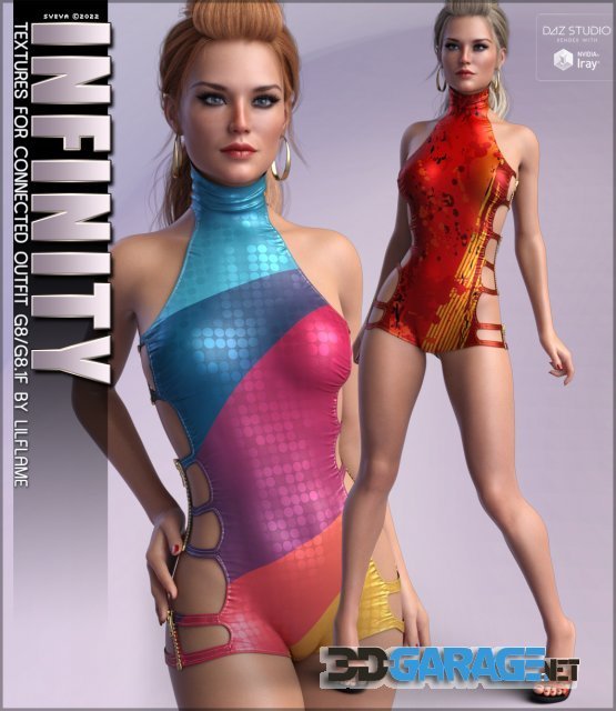 Renderosity – Infinity Textures for dForce Connected Outfit