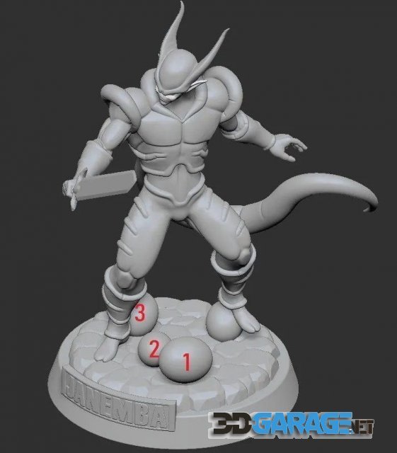 3d-Print Model – Janemba – Dragon Ball Z