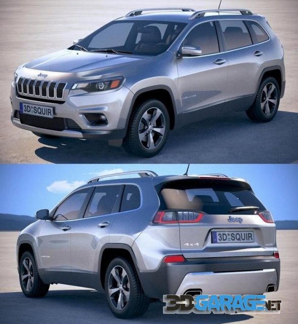 3d-model – Jeep Cherokee Limited 2019