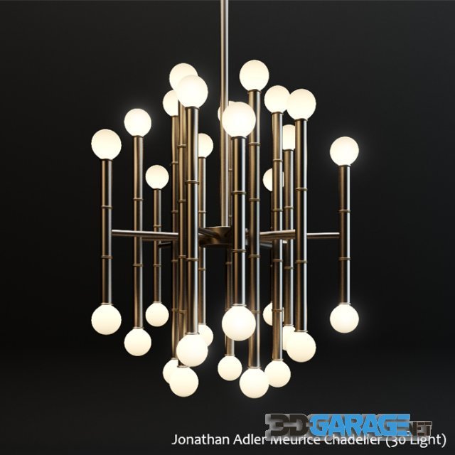 3D-model – Jonathan Adler Meurice Chandelier (30 Light)