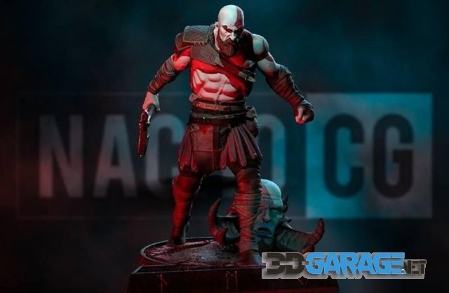 3d-print Model – Kratos – God of War – Fan Art