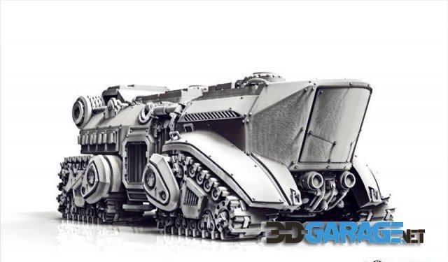 3d-Print Model – Landshark Armored Transport