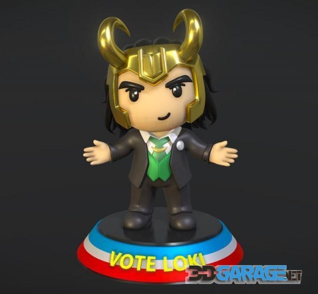 3d-Print Model – Loki For President