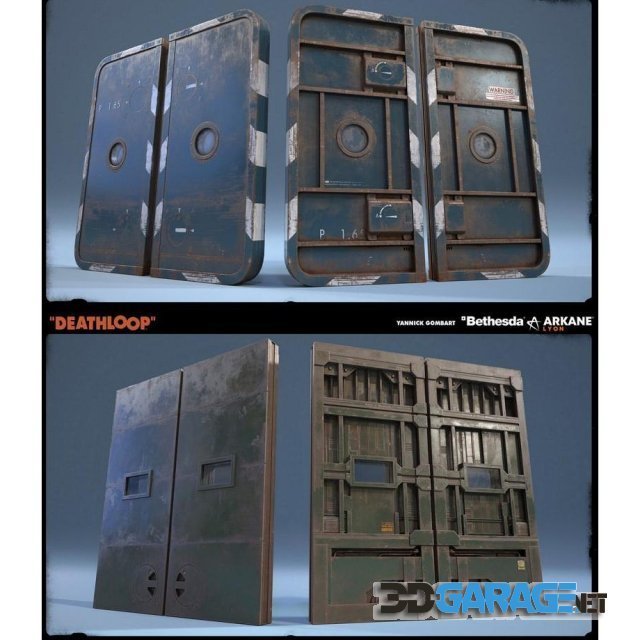 3d-model – Military doors PBR