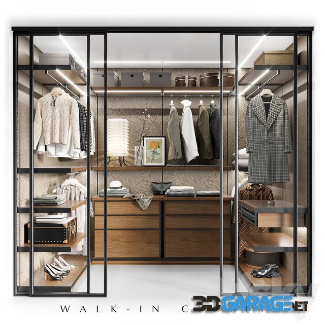 3d-model – Molteni WALK IN CLOSET