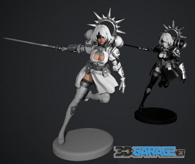 3d-print Model – Nier space nun anime figurine