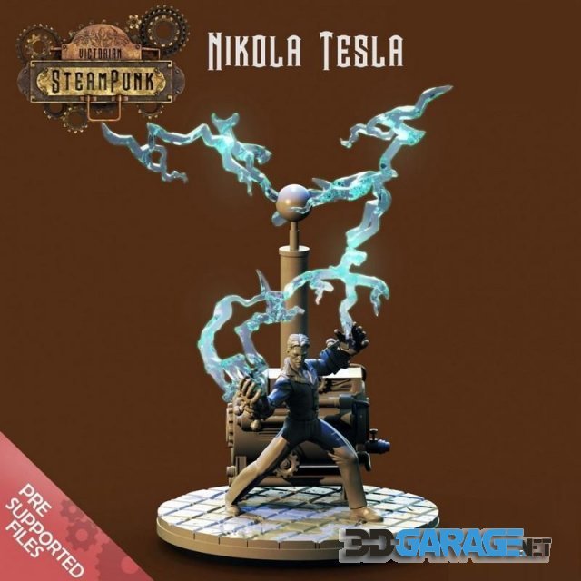 3d-print Model – Nikola Tesla