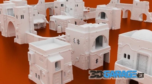 3d-print Model – Pilgrim City Mega Bundle
