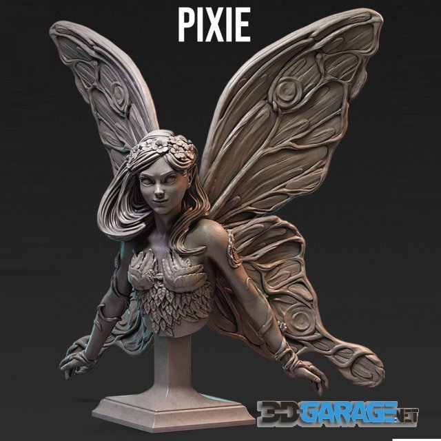 3d-print Model – Pixie Bust