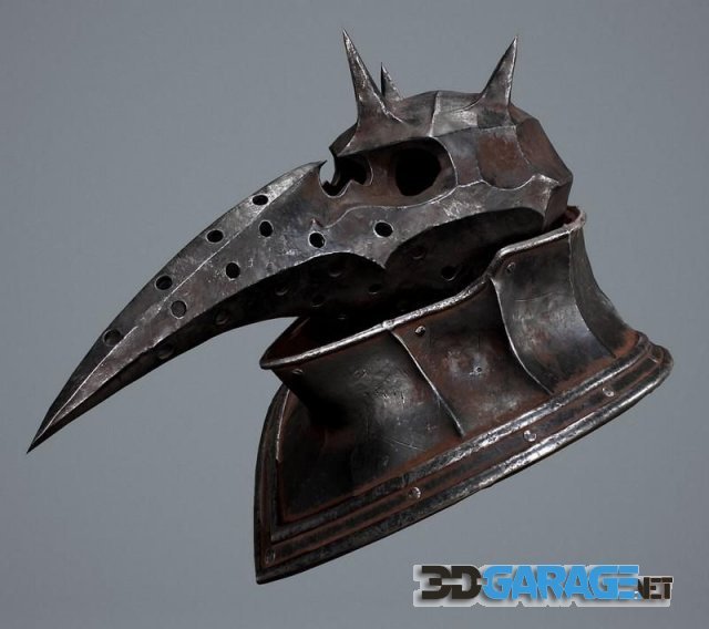 3d-model – Plague Knight Helmet PBR