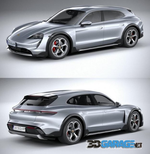 3d-model – Porsche Taycan 4S Cross Turismo 2021
