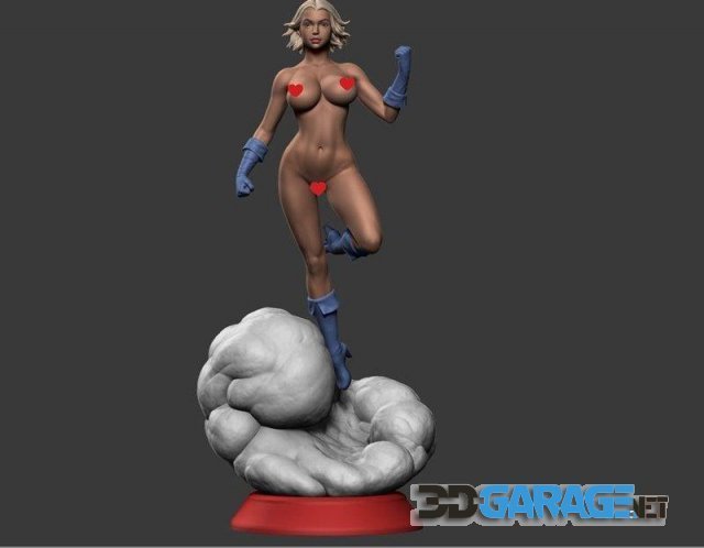 3d-print Model – Power Girl NSFW Version