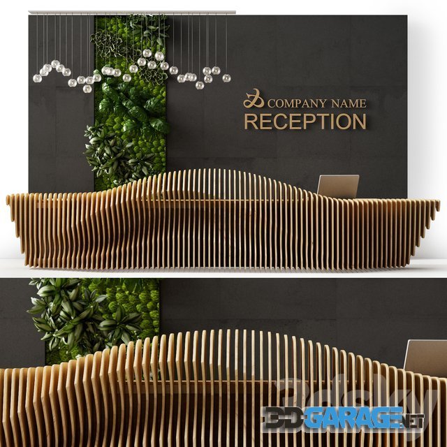 3d-model – Reception Desk 3
