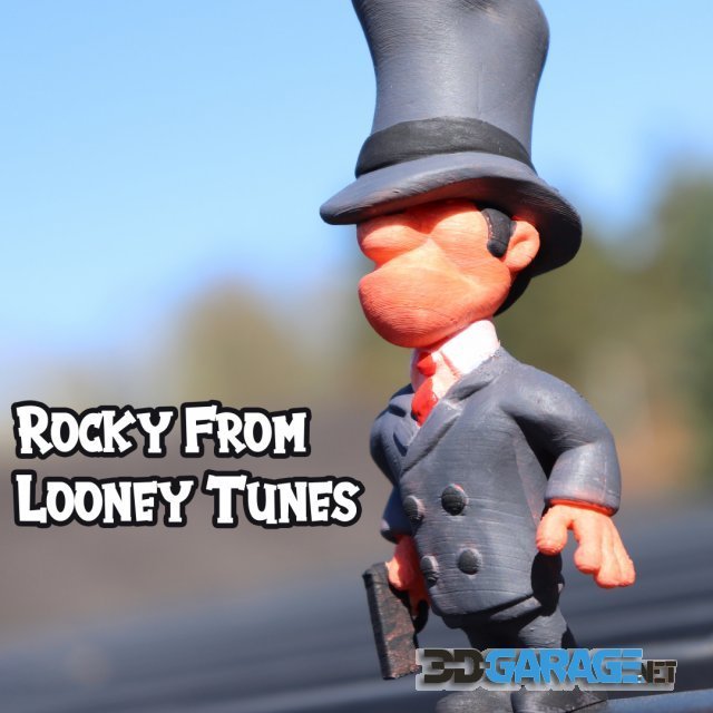 3d-print Model – Rocky from Looney Tunes