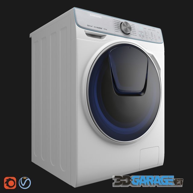 3d-model – Samsung Washing Drive WW8800M