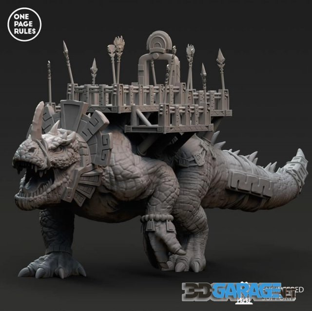 3d-print Model – Saurian Dread Behemoth