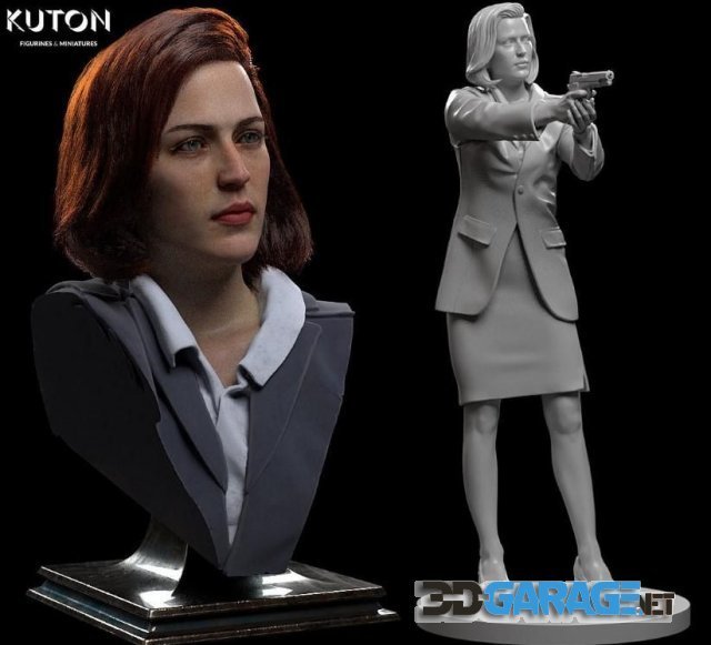 3d-Print Model – Scully – XFiles