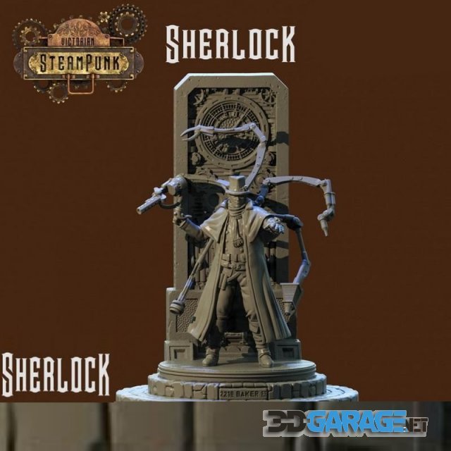 3d-print Model – Sherlock Holmes
