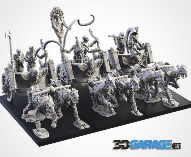 3d-print Model – Skeletons Chariots