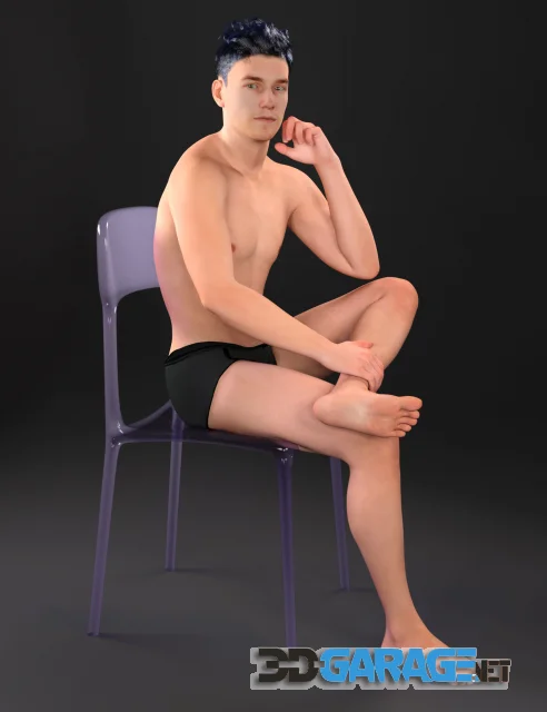 Daz3D – Squishy Human for Genesis 8 and 8.1 Male