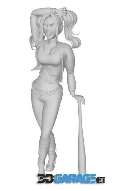 3d-print Model – Supervillain Harley Quinn